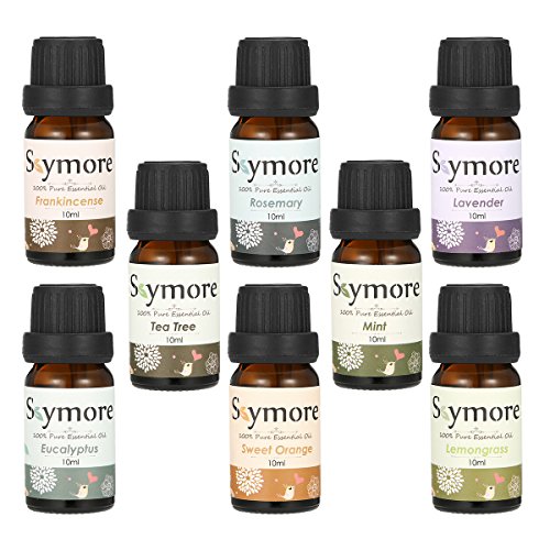 Skymore top 8 pure essential oils set, 100% pure aromat…