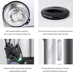 INTBUYING 304 Stainless Steel Large Capacity