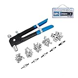 KUNTEC 86pcs Rivet Nut Tool Kit Blind Rivet Nut