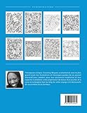 Image de Journal de coloration adulte: Anxiété (Illustrations florales, Chevron aquarelle) (French Edition)