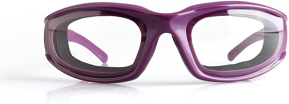 Onion Goggles Tear Free Anti-Fog BBQ Barbecue Goggles Professional Grade- Nice Cute Kitchen Tool For Onion Slicing Chopping and Mincing. Also Nice For Grilling and BBQ. (Purple) by visinion