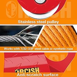 ORCISH 10 Ton Snatch Block, 22,000 LBS Capacity