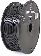 HATCHBOX 1.75mm Black ABS 3D Printer Filament - 1kg Spool (2.2 lbs) - Dimensional Accuracy +/- 0.05mm