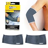 2 Elbow Wrap Support Brace Elastic Compression Sleeve Tennis Sports Pain Relief