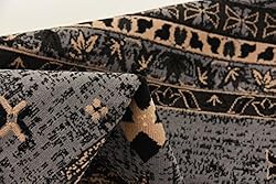 Unique Loom Taftan Collection Border Geometric