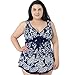 M&Z Printed Plus Size Swimsuit 2 Pieces Beachwear for Women