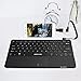 Wired Mini Keyboard, Poweradd 78 Keys Micro USB QWERTY Keyboard with Touch-pad for Samsung, Google, Windows, and Most Android Tablets, Smartphone