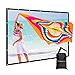120 inch Outdoor Movie Screen PVC Fabric with Bag, GBTIGER Collapsible Wall/Ceiling Mount Projection Screen, 120 inch Portable 16:9 Indoor Outdoor Home Theater Presentation Projector Screen, PVC