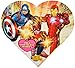 Marvel Avengers and Spiderman Valentine’s Gift Boxes with Milk Chocolate Hearts, 1.6 Ounce, Pack of 3thumb 1