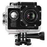 2.0'' WIFI 12MP HD 1080P 170° Wide Sports Action Camera, 2.0 inch LCD,70° Super Wide Angle Fisheye Lens Camcorder,Waterproof Rechargeable Battery, Mount Accessories Kit Included
