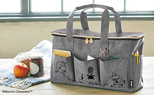 MOOMIN マルチに使える BIGなピクニックバッグ BOOK GRAY ver. ムック本付録