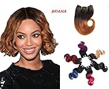 BRIANA Ombre Body Wave Hair Extensions 100% Unprocessed Brazilian Virgin Human Hair 4 Bundles/package 10