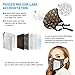 ANALAN Mouth Mask Anti Pollution Dust Mask Washable And Reusable Mask For Flu Pollen Allergies Somke (Gold Life Flower)),