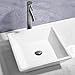 Comllen White Porcelain Ceramic Vessel Bathroom Sink Art Basin