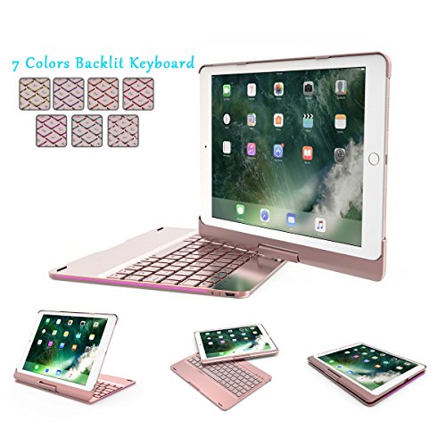 Ipad air keyboard case-nasion.v backlit wireless blueto…