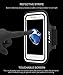 J&D Armband Compatible for Apple iPhone 8 Plus/iPhone 7 Plus Armband, Sports Armband with Key Holder Slot for iPhone 8 Plus Running Armband, Perfect Earphone Connection While Workout Running, Black