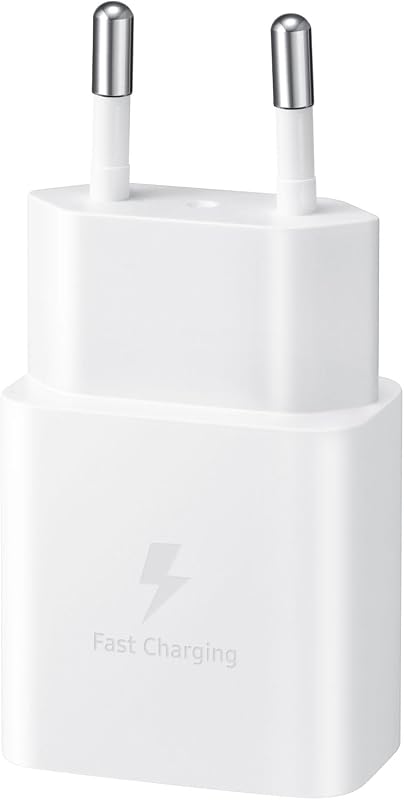 Cargador USB C, Adaptador de Corriente 25 W Ultra rápido, Carga rápida, Samsung Cargador Original, sin Cable, Color Blanco — foto 2 de 7