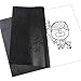 selizo 150 Sheets Black Carbon Transfer Tracing Paper for Wood, Paper, Canvas and Other Art Surfaces (9 x 13 Inches)