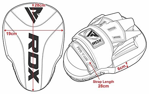 image for RDX Boxing Pads Focus Punch Mitts MMA Training Punching Hook and Jab S