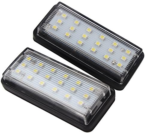 2pcs LED Car License Plate Lights 12V Number Plate Lamp