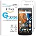 KATIN Moto G4 Screen Protector - [2-Pack] Tempered Glass For Motorola Moto G 4th Generation 5.5 inch 9H Hardness with Lifetime Replacement Warranty