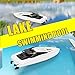 RC Boat Remote Control Boats for Pools and Lakes, ROTOBAND 2.4GHz 14km/h Mini RC Ships Boats Watercraft Toys for Kids Adults Boys Girls (White)