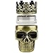 Golden Bell Upgraded Full Metal Spice Herb Skull Grinder - Bronze