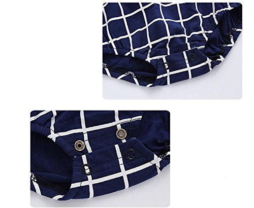 Monvecle Unisex Baby Two-Pack Short Sleeve Onesie Cotton Bodysuit Sunny/Cloudy 24M