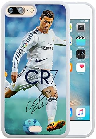 iPhone 7 Plus 5.5 Case, Customized Football Real Madrid CF Cristiano Ronaldo CR7 , Real Madrid Club Premium TPU and PC Case for iPhone 7 Plus 5.5