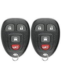 keylessoption Keyless Entry Remote Key Fob Reemplazo de coche para chevy Express Savana (Pack de 2)
