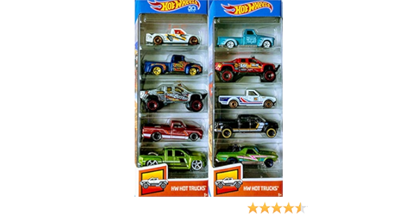 hot wheels hot trucks 5 pack 2018