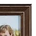 DesignOvation Kieva Solid Wood Picture Frame, Distressed Espresso Brown 4x6, Pack of 6