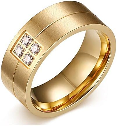The New Men's Ring 18k Gold Titanium Ring Wedding Rings Engagement Rings Wholesale R-060 (6)