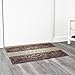 Rubber Doormat Indoor Low Profile Non-Slip Washable Welcome Mat for Front Porch Entrance Shoe Scraper Absorbent Decor Office Hall Entry Floor Mat Inside Bedroom Carpet Home Kitchen Rug 18x30