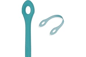 HeartScript Tongue Scraper (2 Pack) - Recyclable BPA-Free Material for Fresh Breath and Oral Care | Grattoir de Langue HeartS