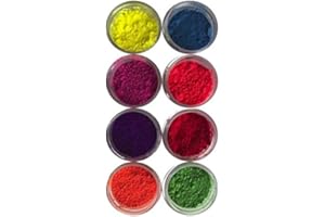 OH! SWEET ART - Edible Petal Dust - For Decorating Cakes, Cupcakes, Cake Pops, & More - Kosher, Food-Grade Coloring - NEON SET x 8 units each jar 4 grams