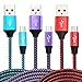 Fast Charging Micro USB Cable 10ft 3-Pack,Long Android Charger Cable Nylon Braided Compatible with Samsung Galaxy S6 S7 Edge J3 J7 Note 4 5 LG Blackberry Motorola Xbox Kindle PS4 Controller by Bynccea