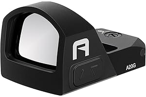 GOWUTAR A20 Green Dot Sight for RMR Footprint 2 MOA Shake Awake Reflex Sight Pistol Optic Rifle Scope with Picatinny Mount