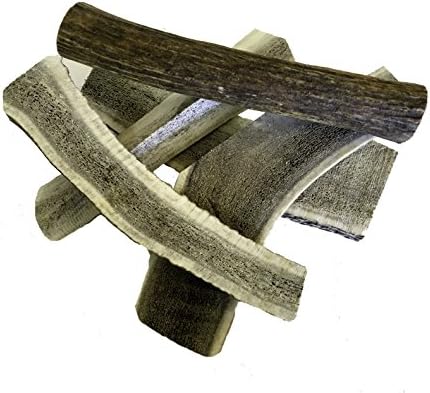 WhiteTail Naturals Premium Elk Antlers for Dogs (1 Pound Pack -Split or Whole) All Natural Dog Chews | Long Lasting, Medium and Large Deer Antler Bone Chew