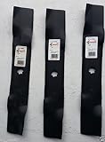 Set of 3 Replacement John Deere Blades GX21784 GY20852 for 48" Cut D & La Series