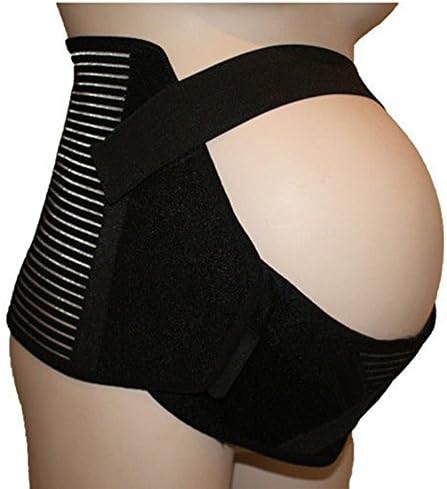 Maternity Support Belt - Medium Size Pregnancy Belt - Black Color