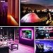 Lumary LED Light Strip, 6.56FT 5V USB Powered Music Sync Color Changing Strip Lighting with 16 Million Colors and Portable Controller, Perfect Decoration for TV, Bedroom, Car, Party, and Camping