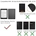 WALNEW Case for Kindle Paperwhite 10th Gen, 2018 - PU Leather Stand Case Smart Cover with Hand Strap Only Fits All-New Kindle Paperwhite 10th Generation 2018 Released (Model No. PQ94WIF), Black