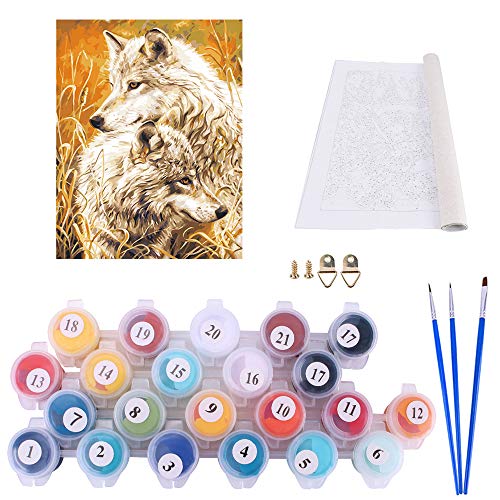 Arfbear DIY Ölgemälde, Malen nach Zahlen Kits für Kinder, Erwachsene Anfänger, Studenten, Wand Leinwand Kunst Dekoration… – Bild 8