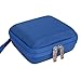 Khanka Hardshell EVA Storage Carrying Travel Case Bag for Logitech UE Roll 360 Wireless Bluetooth Speaker - Blue