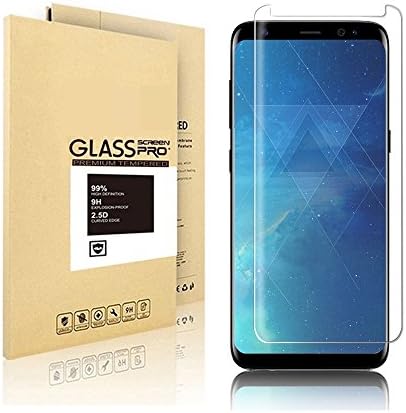 Samsung Galaxy S8 Plus Tempered Glass Screen Protector, VIVPOOP[Anti-Scratch][Anti-Fingerprint] Screen Protector for Samsung Galaxy S8 Plus