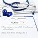BBTO 36 Pieces Replacement Ear Tips for Stethoscopes, Universal Soft-sealing Earbuds(Rainbow Color)