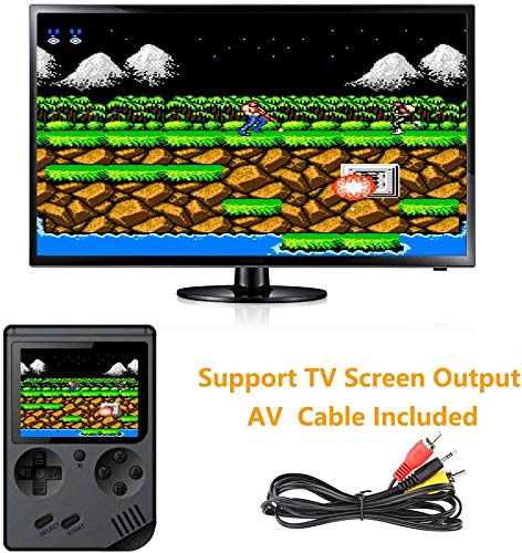 LINGSFIRE Handheld Game Console, 168 Classic Games Retro Video Game Console for Kids Boys and Adults, Comes with Extra Joystick, AV Cable for TV - Thumbnail 2