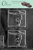 Cybrtrayd S013 Female Gymnast Chocolate Candy Mold with Exclusive Cybrtrayd Copyrighted Chocolate Molding Instructions