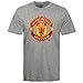 Manchester United Football Club Men's Soccer Crest T-Shirt